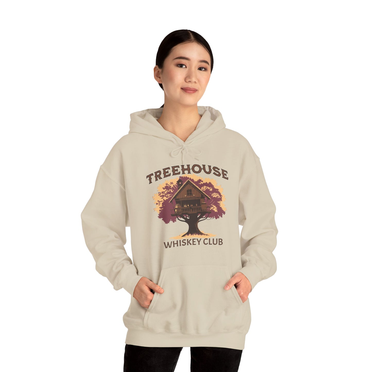 Treehouse Whiskey Club Hoodie Unisex Heavy Blend™ Hooded Sweatshirt