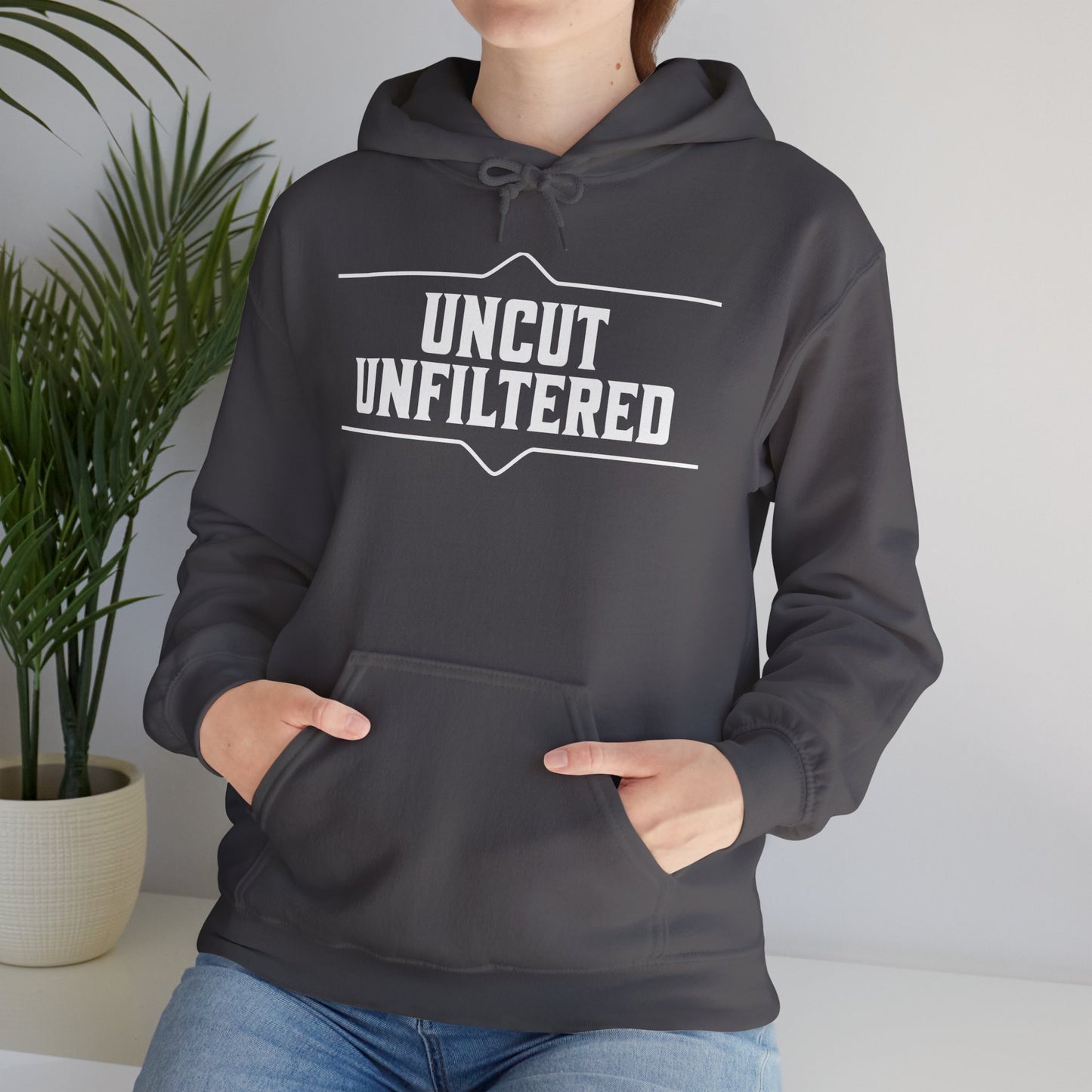 Uncut Unfiltered Hoodie Unisex Heavy Blend™ Hooded Sweatshirt