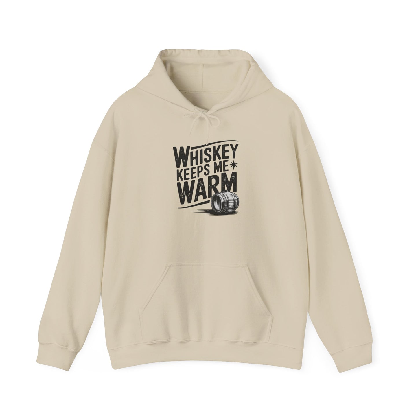 Whiskey Keeps Me Warm Unisex Hooded Sweatshirt