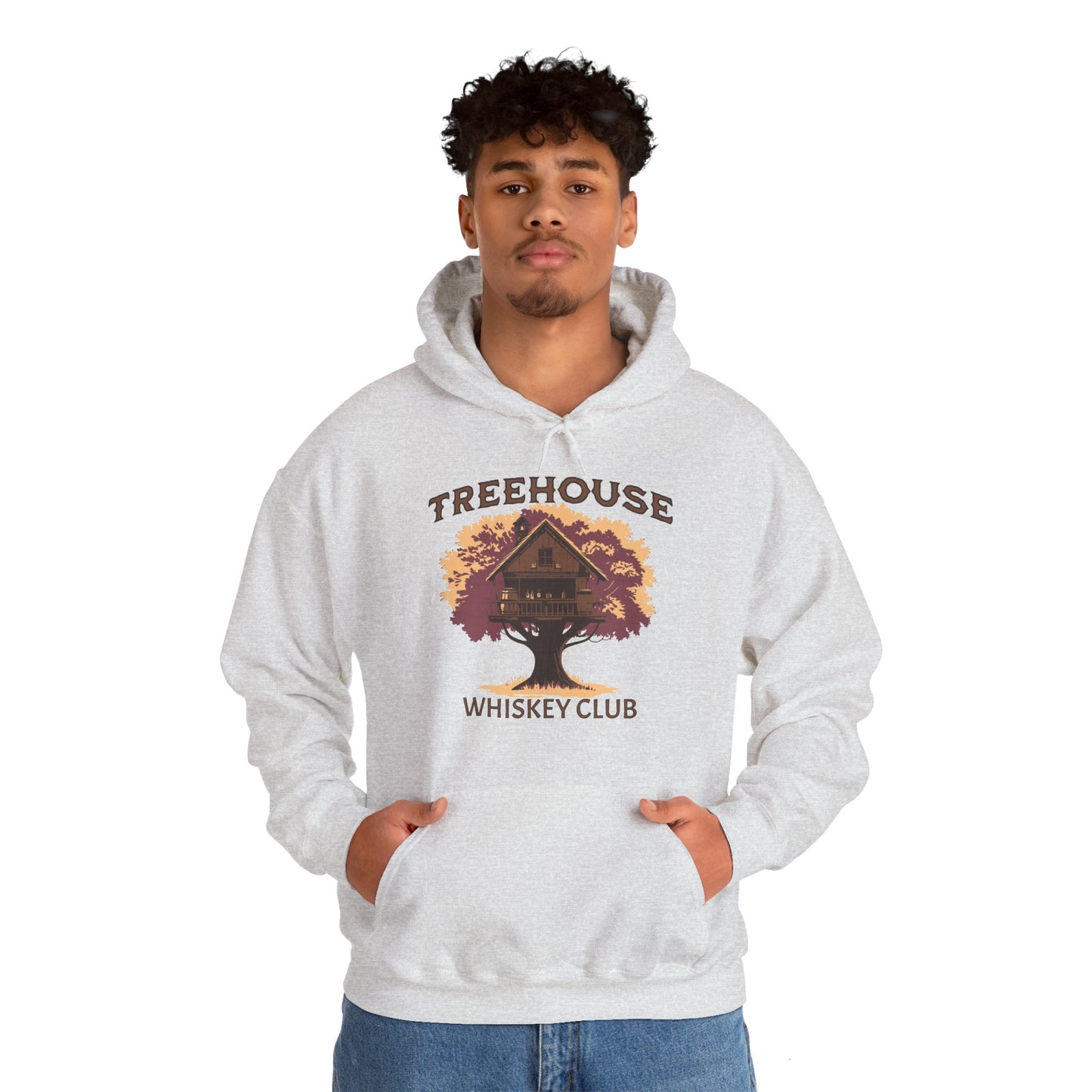 Treehouse Whiskey Club Hoodie Unisex Heavy Blend™ Hooded Sweatshirt