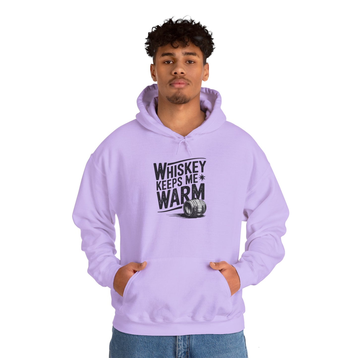 Whiskey Keeps Me Warm Unisex Hooded Sweatshirt