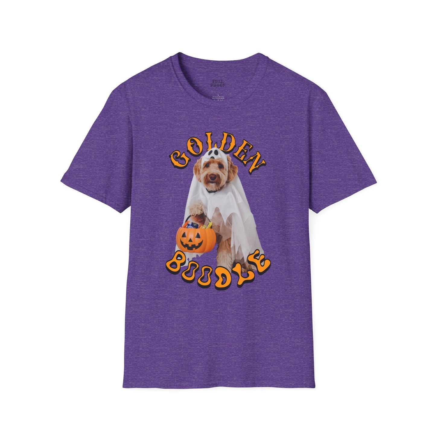 Golden Boodle Halloween T-Shirt Funny Pet Dog Tee