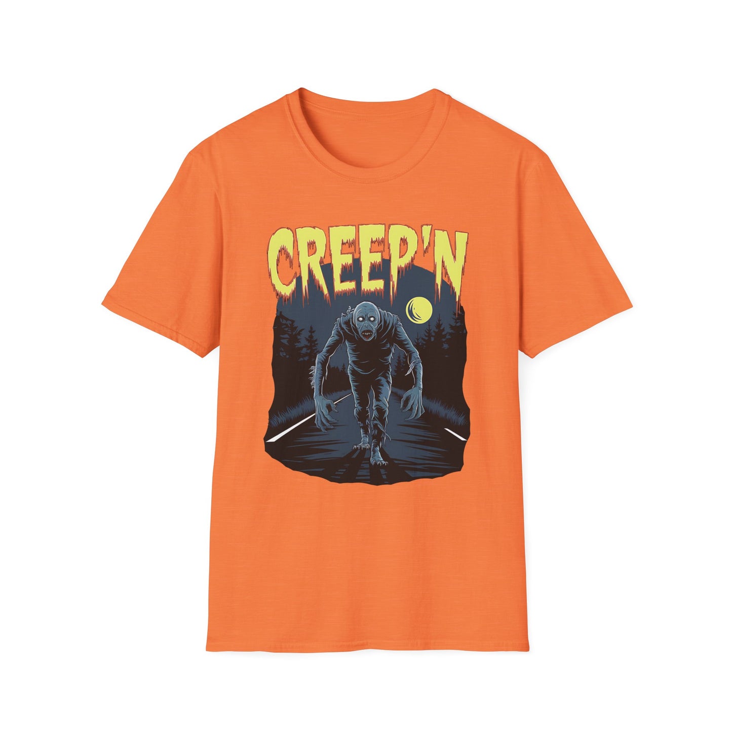 Creep'n Creeper Halloween Tee Unisex Softstyle T-Shirt