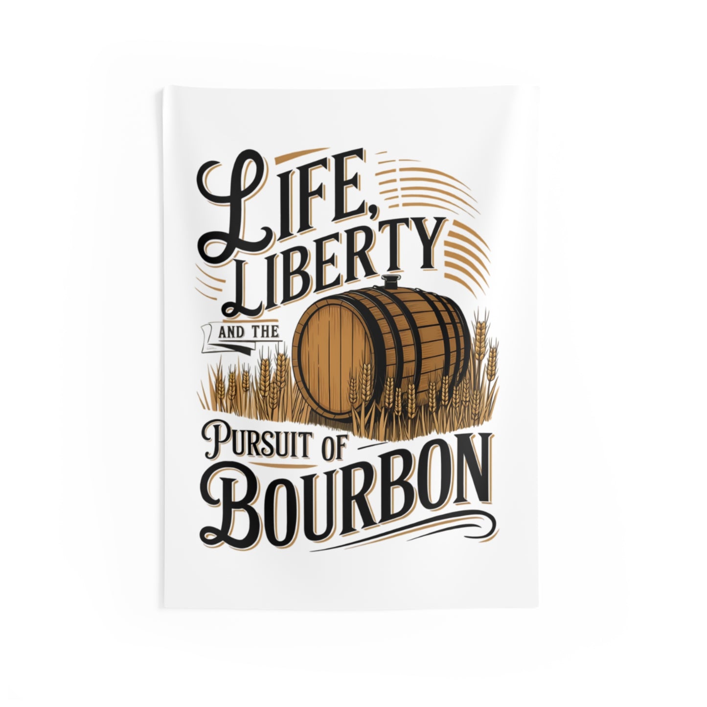 Pursuit of Bourbon Indoor Wall Tapestries