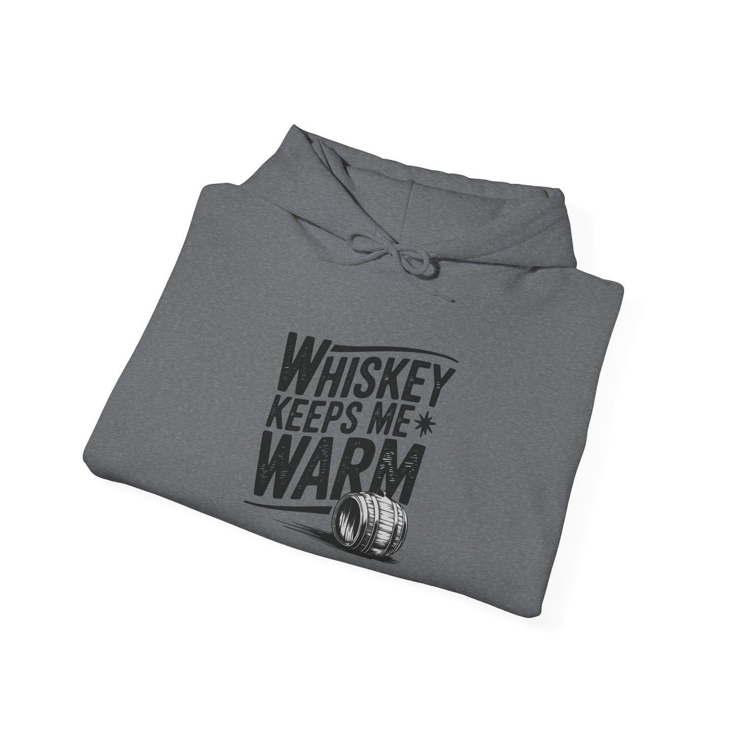 Whiskey Keeps Me Warm Unisex Hooded Sweatshirt