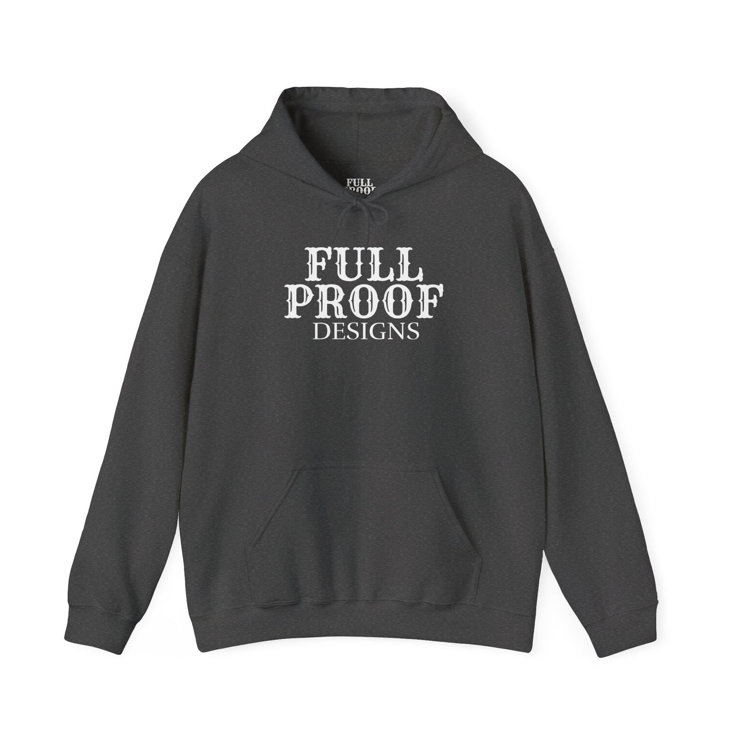 Full Proof Designs Logo Hoodie Unisex Heavy Blend™ Hooded Sweatshirt