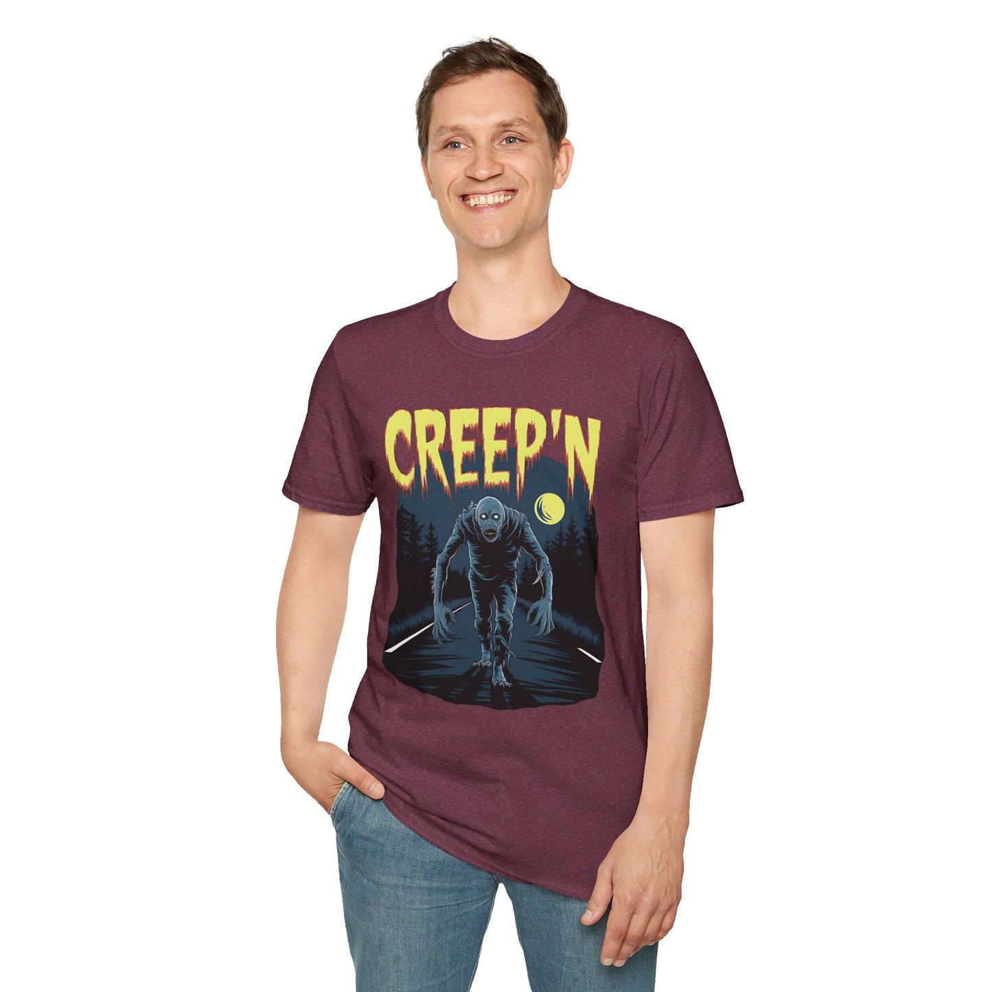 Creep'n Creeper Halloween Tee Unisex Softstyle T-Shirt