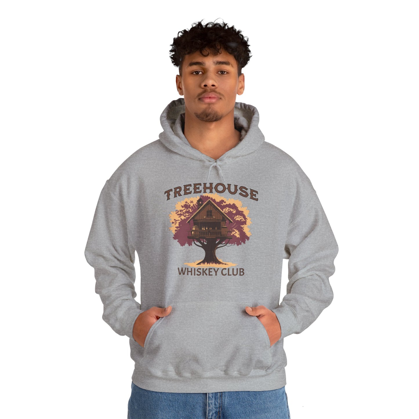 Treehouse Whiskey Club Hoodie Unisex Heavy Blend™ Hooded Sweatshirt