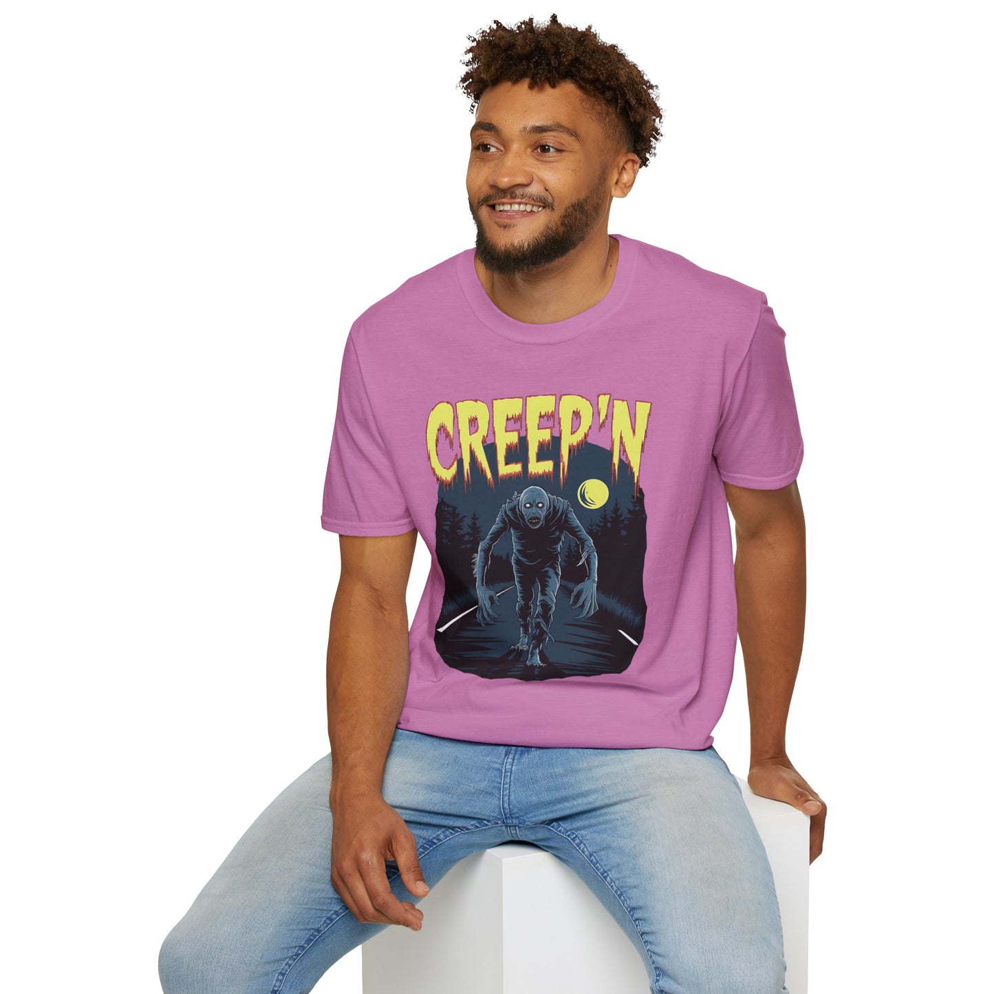 Creep'n Creeper Halloween Tee Unisex Softstyle T-Shirt