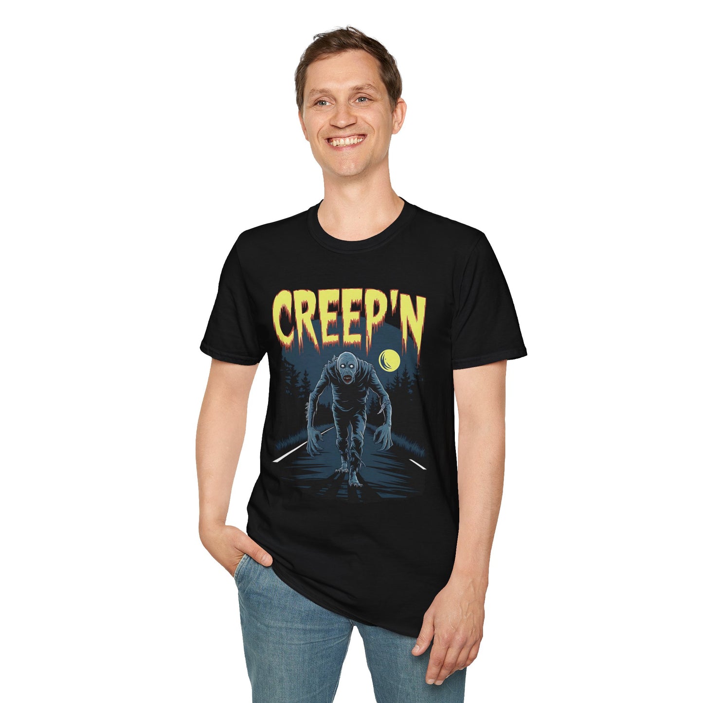 Creep'n Creeper Halloween Tee Unisex Softstyle T-Shirt