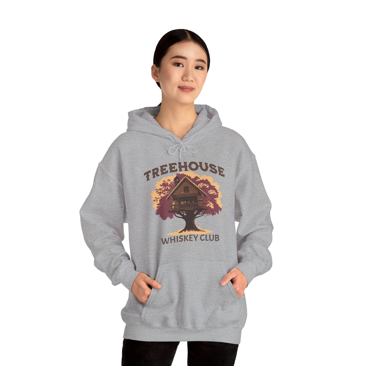 Treehouse Whiskey Club Hoodie Unisex Heavy Blend™ Hooded Sweatshirt