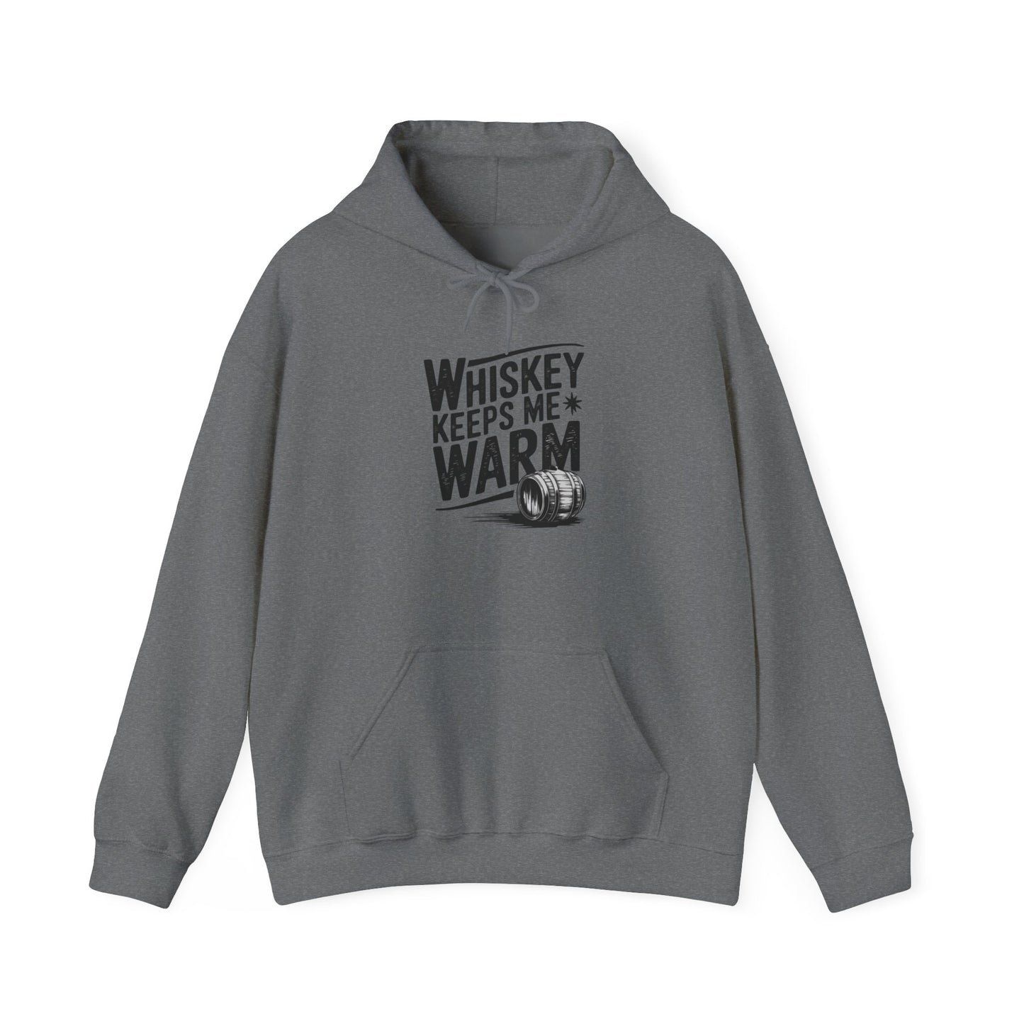 Whiskey Keeps Me Warm Unisex Hooded Sweatshirt