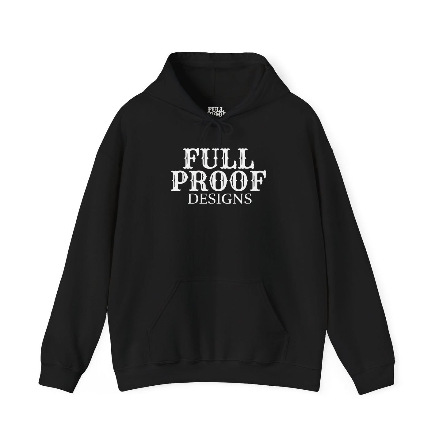 Full Proof Designs Logo Hoodie Unisex Heavy Blend™ Hooded Sweatshirt