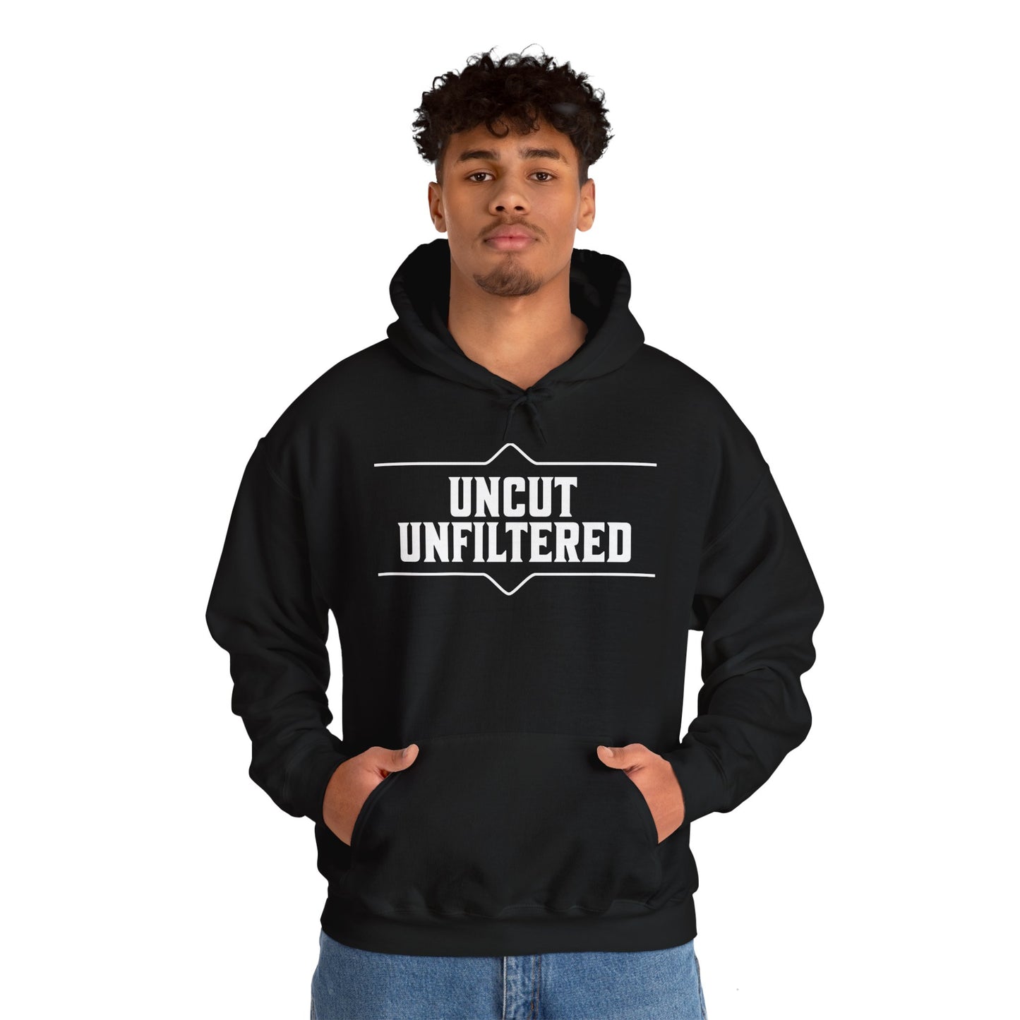 Uncut Unfiltered Hoodie Unisex Heavy Blend™ Hooded Sweatshirt