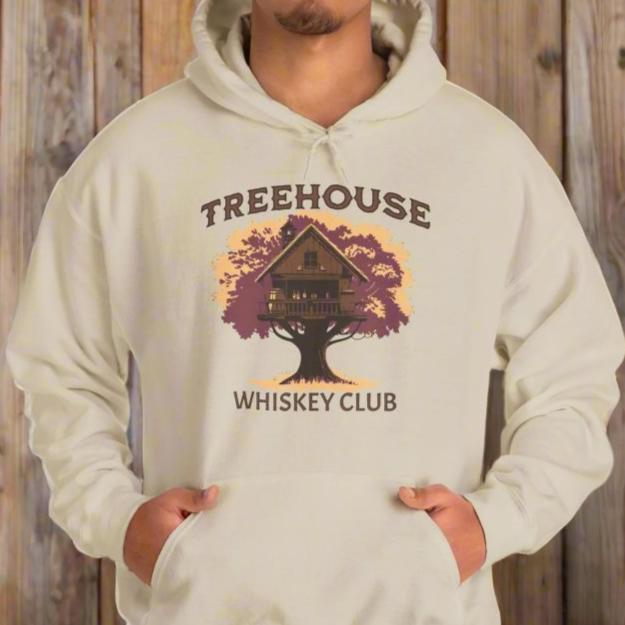 Treehouse Whiskey Club Hoodie Unisex Heavy Blend™ Hooded Sweatshirt