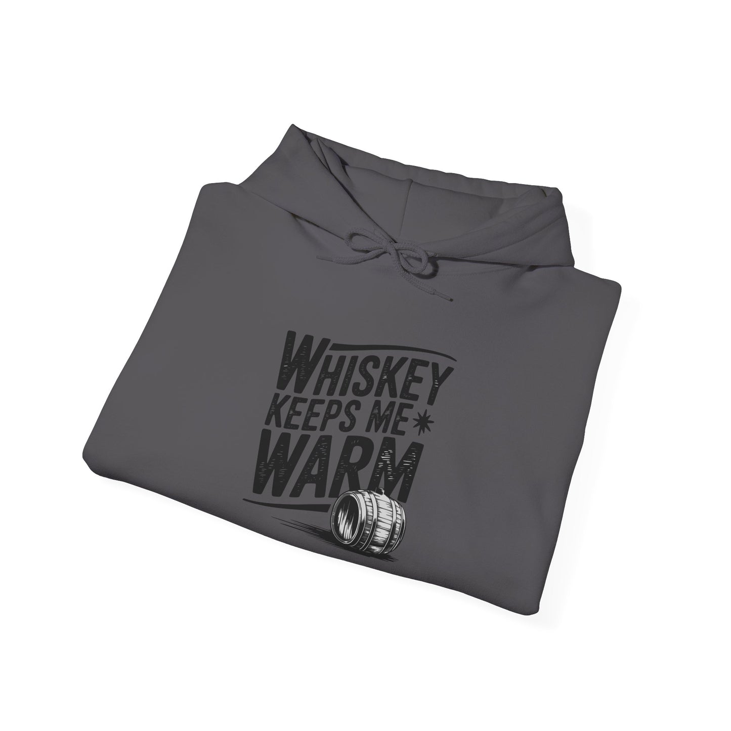 Whiskey Keeps Me Warm Unisex Hooded Sweatshirt