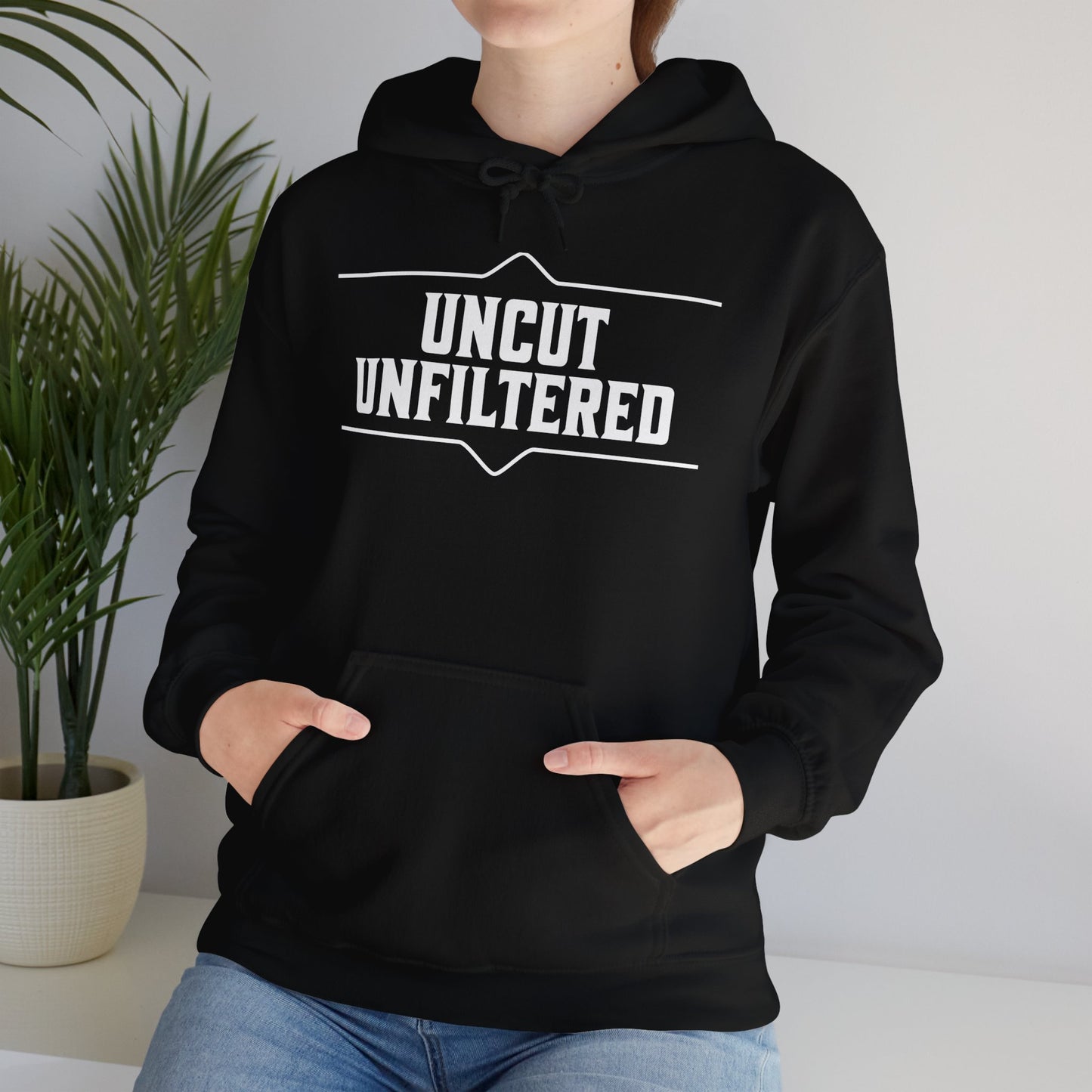 Uncut Unfiltered Hoodie Unisex Heavy Blend™ Hooded Sweatshirt