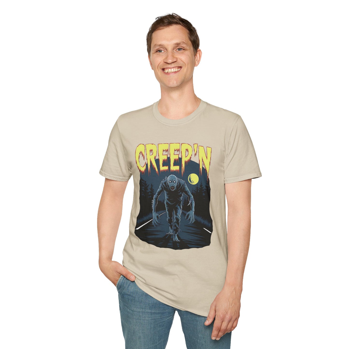 Creep'n Creeper Halloween Tee Unisex Softstyle T-Shirt