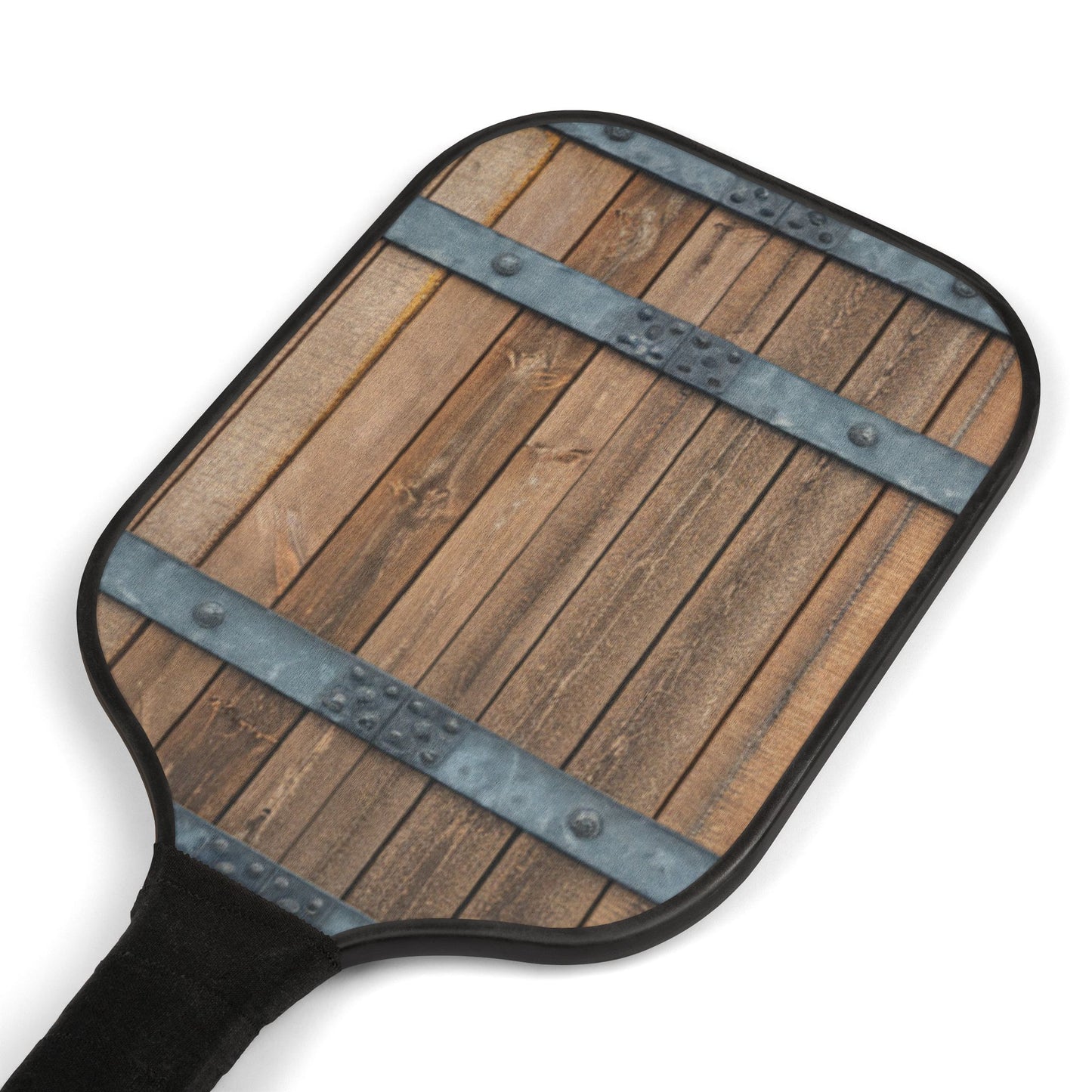 Whiskey Barrel Pickleball Set