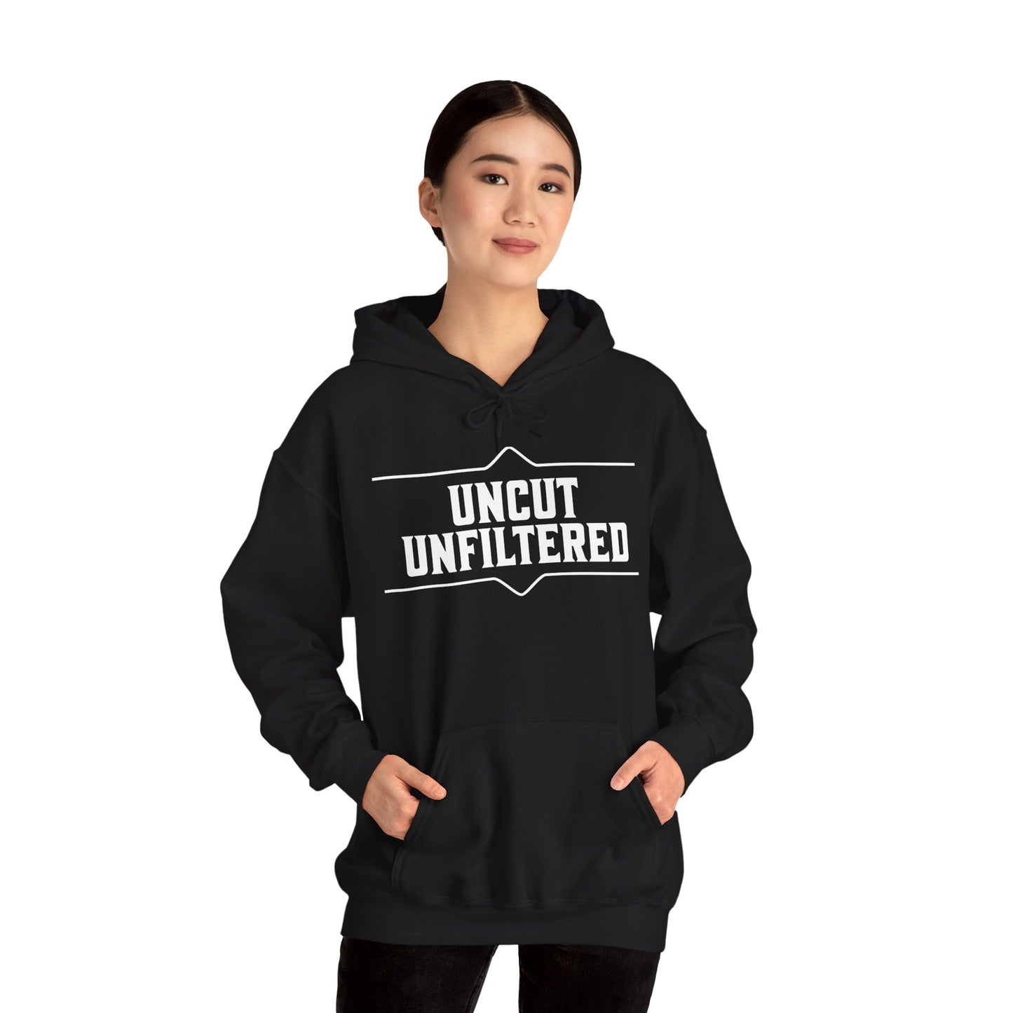 Uncut Unfiltered Hoodie Unisex Heavy Blend™ Hooded Sweatshirt