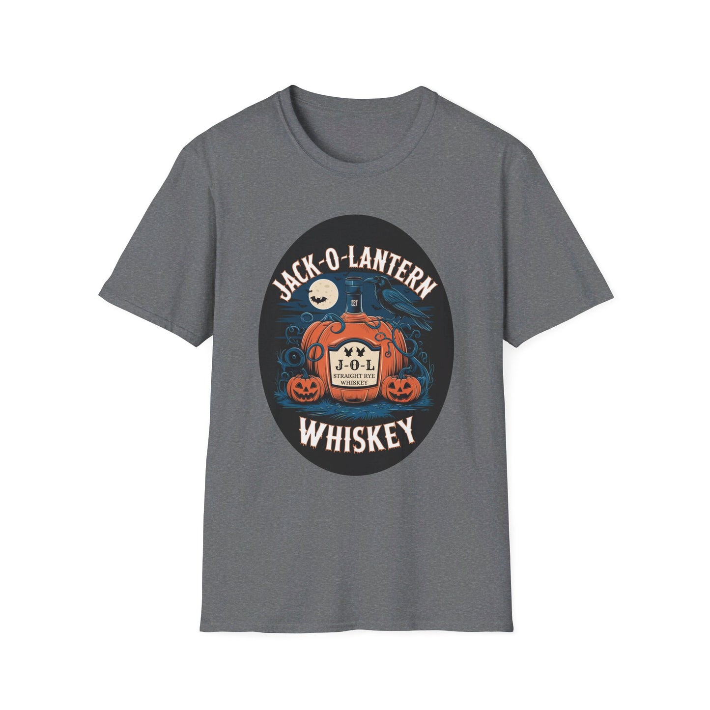 Jack-O-Lantern Whiskey Unisex Softstyle T-Shirt