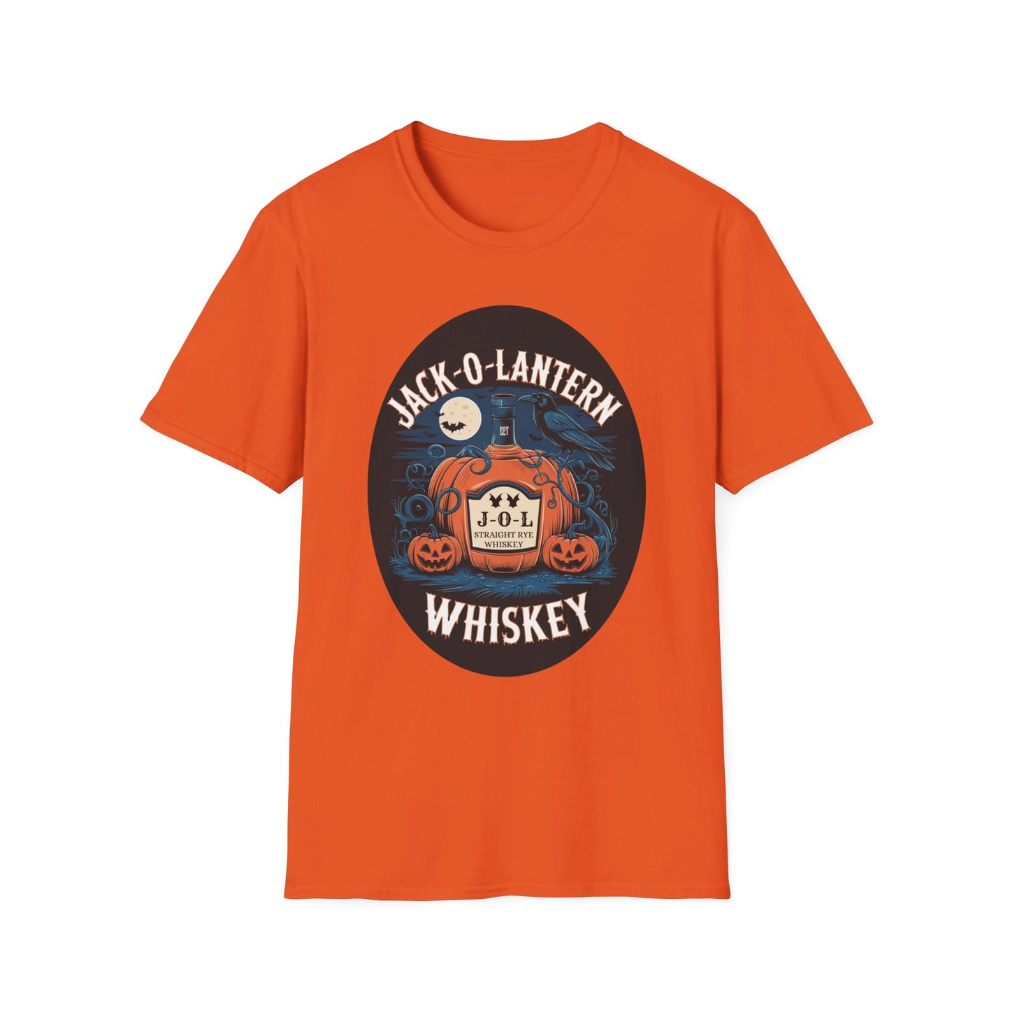 Jack-O-Lantern Whiskey Unisex Softstyle T-Shirt