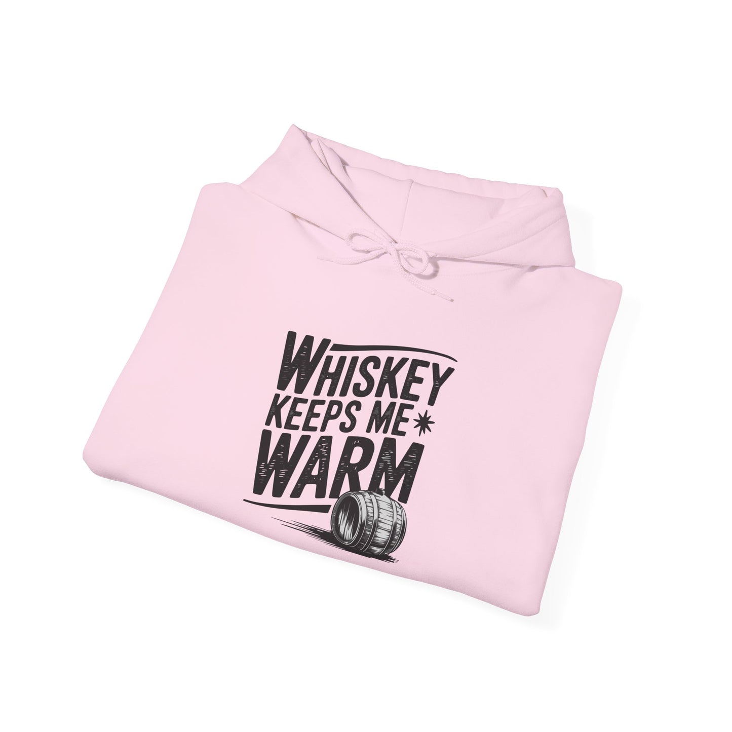 Whiskey Keeps Me Warm Unisex Hooded Sweatshirt