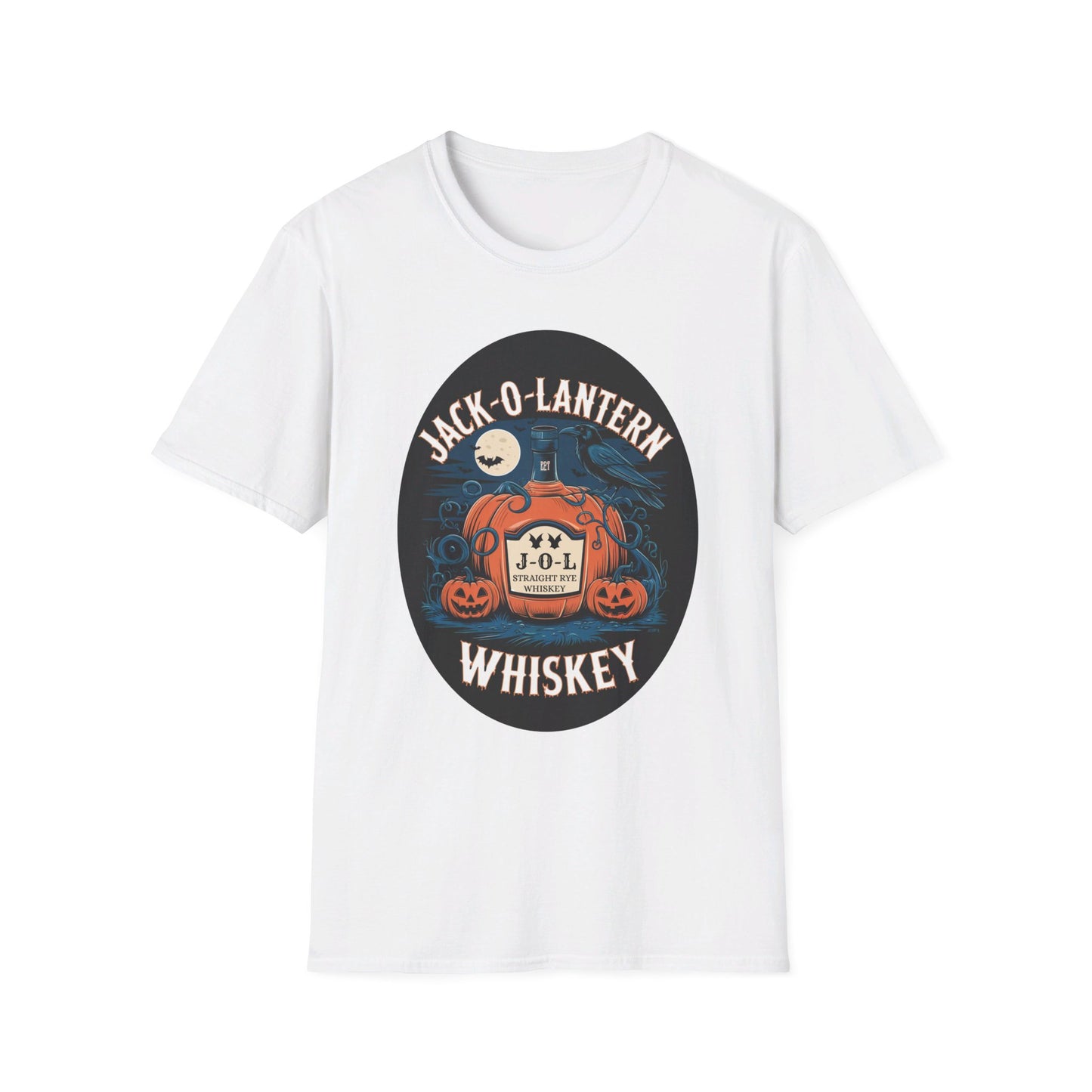 Jack-O-Lantern Whiskey Unisex Softstyle T-Shirt