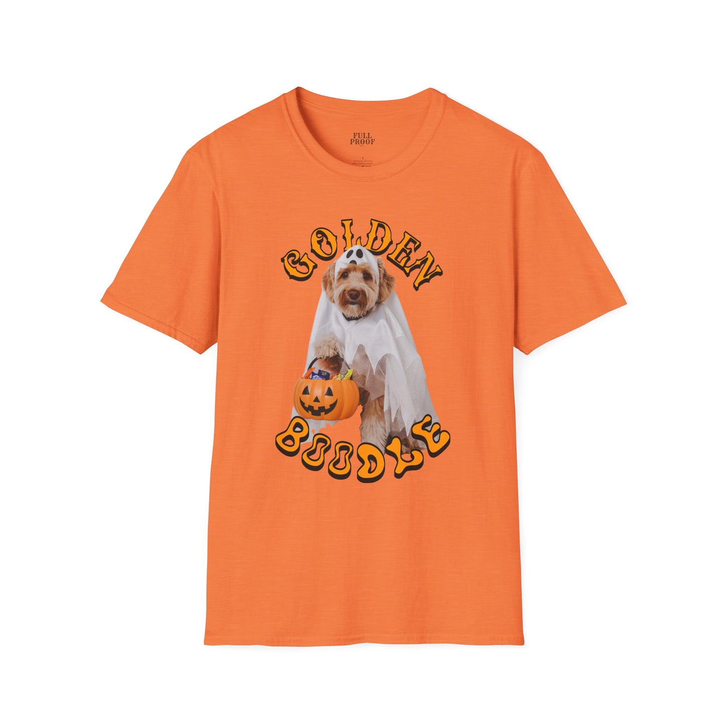 Golden Boodle Halloween T-Shirt Funny Pet Dog Tee