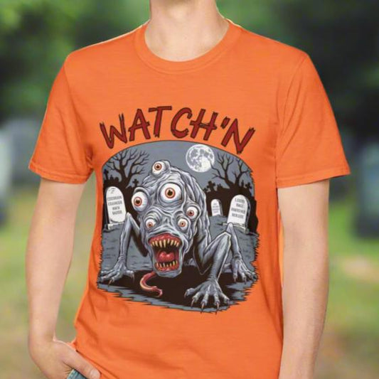 Watch'n Halloween Tee Unisex Softstyle T-Shirt