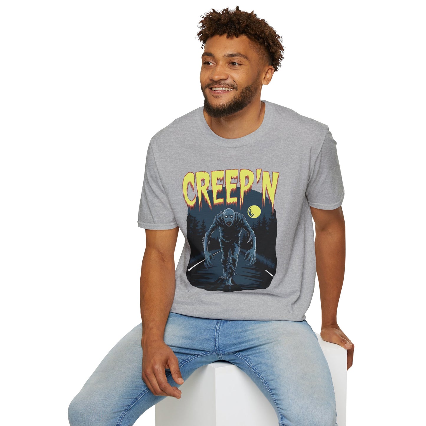 Creep'n Creeper Halloween Tee Unisex Softstyle T-Shirt