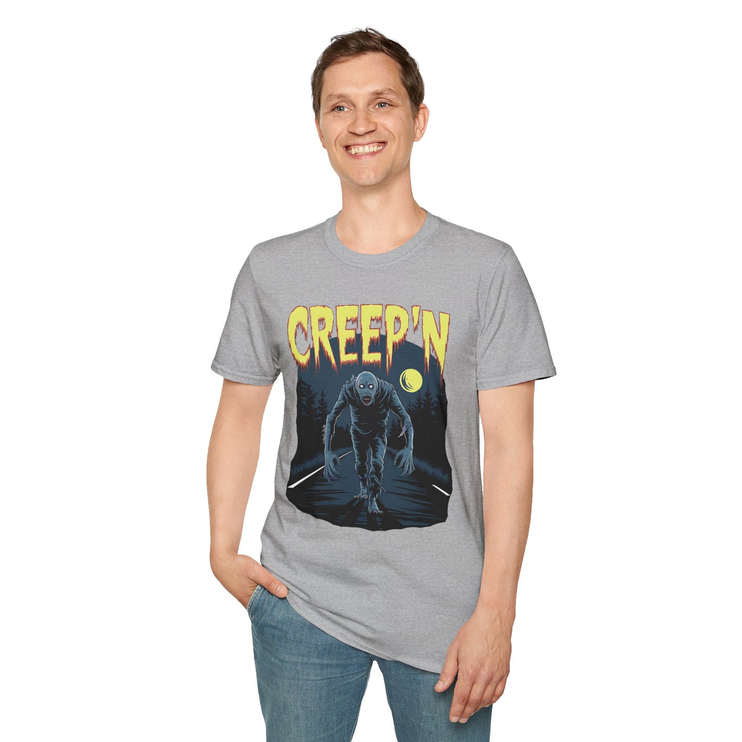 Creep'n Creeper Halloween Tee Unisex Softstyle T-Shirt