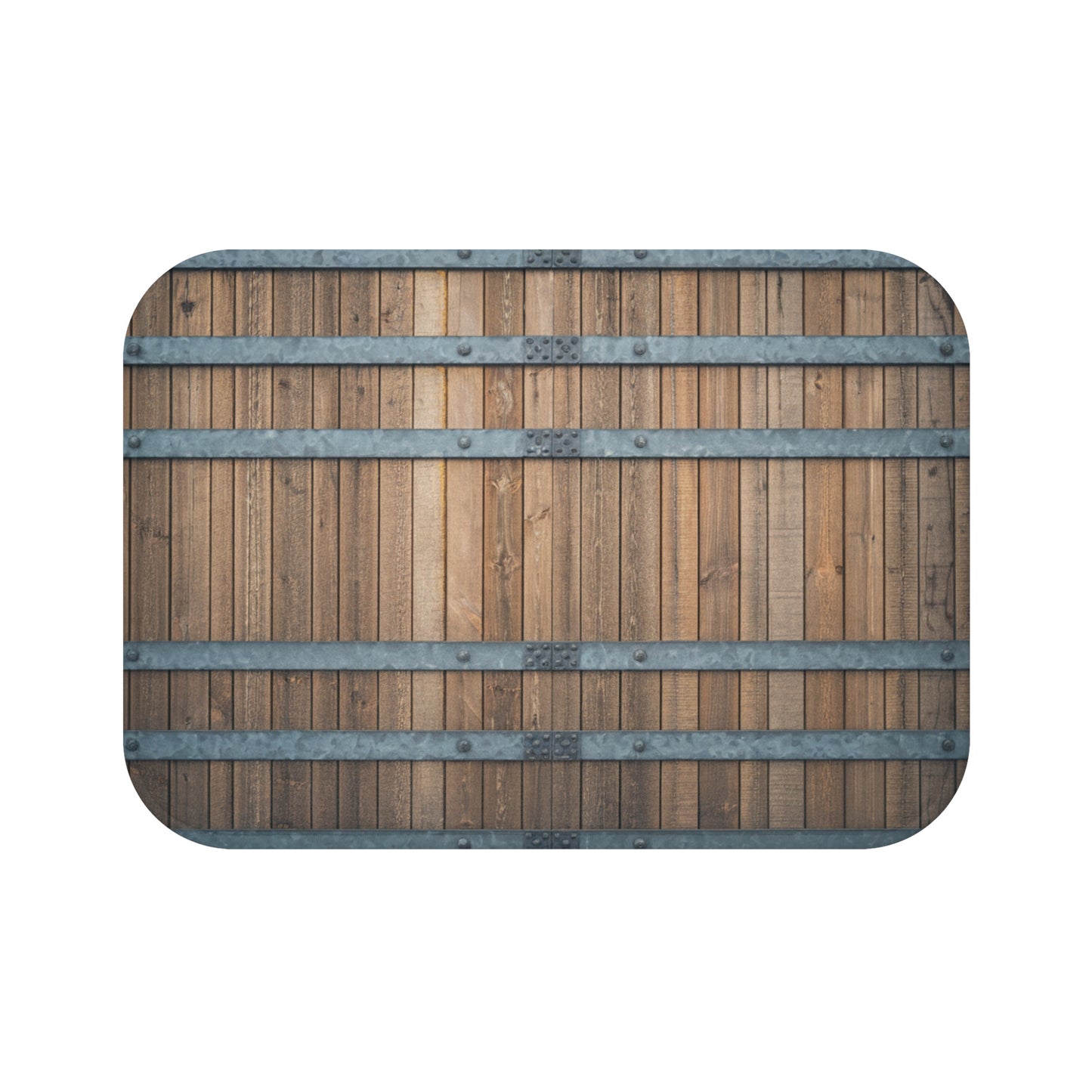 Rustic Barrel Bath Mat