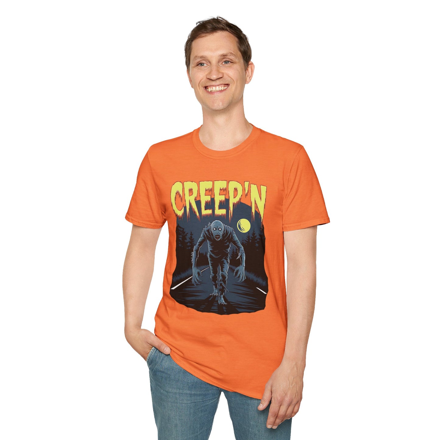 Creep'n Creeper Halloween Tee Unisex Softstyle T-Shirt