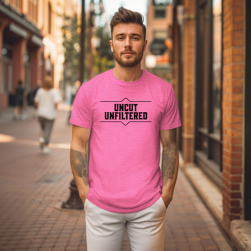 Uncut Unfiltered Whiskey Tee Unisex Softstyle T-Shirt