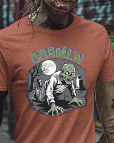 Crawl'n Halloween Tee Unisex Softstyle T-Shirt